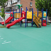 户外场地胶篮球场羽毛球场幼儿园地胶室外专用pvc地板地胶